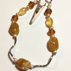 Alligator clip bracelet